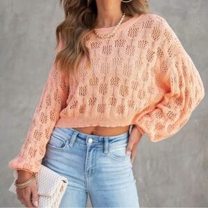Caroline Knit Crop Sweater | VICI